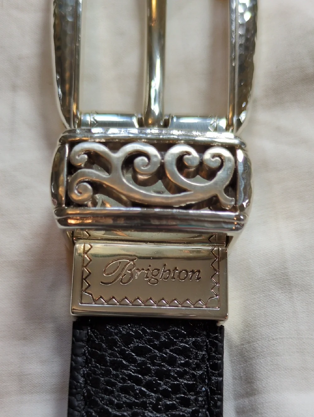 Brighton Mantilla Reversible Belt Black/Brown 40
